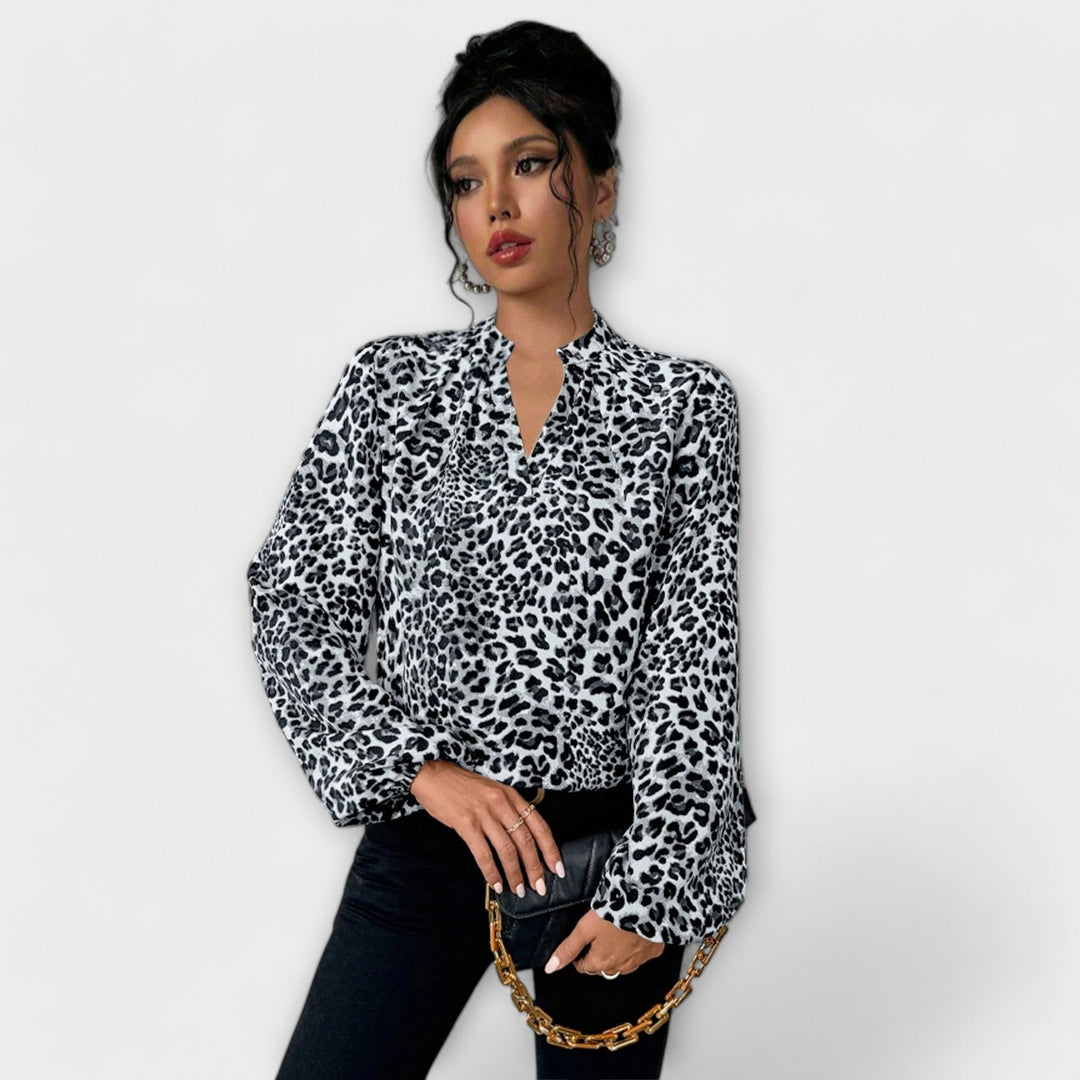 Chiara | Blouse léopard élégante