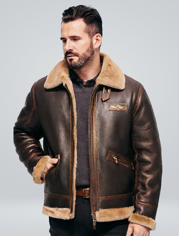 Robin | Veste en Cuir Élégante pour Hommes