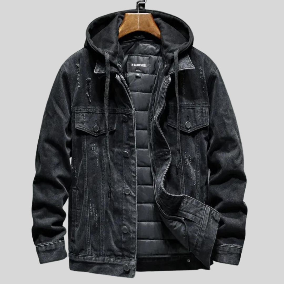 Hugo | Veste en Jean Noire