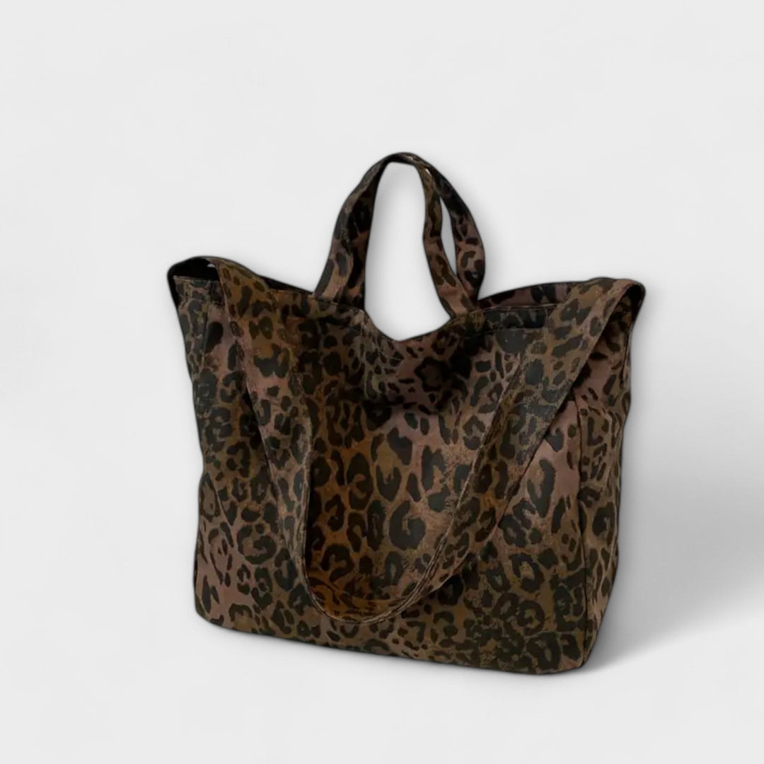 Noémie | Tote à motif léopard élégant