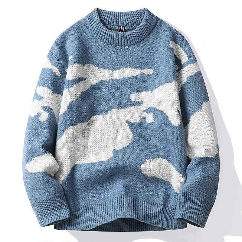 Odilon | Pull pour homme avec motif nuage