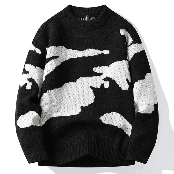 Odilon | Pull pour homme avec motif nuage