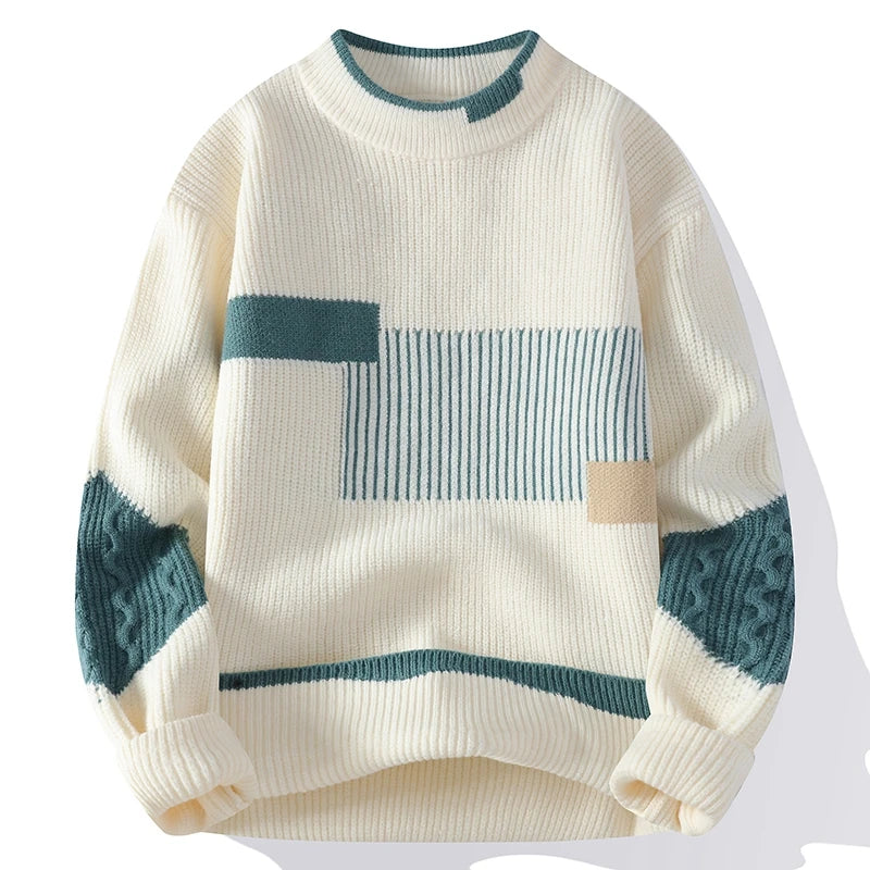 Placide | Pull en patchwork