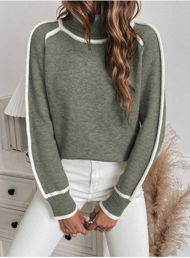 Jade | Pull doux avec col haut