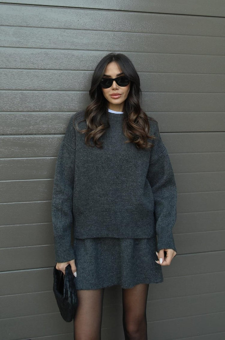 Claudia | Ensemble Oversize en Sweat et Jupe