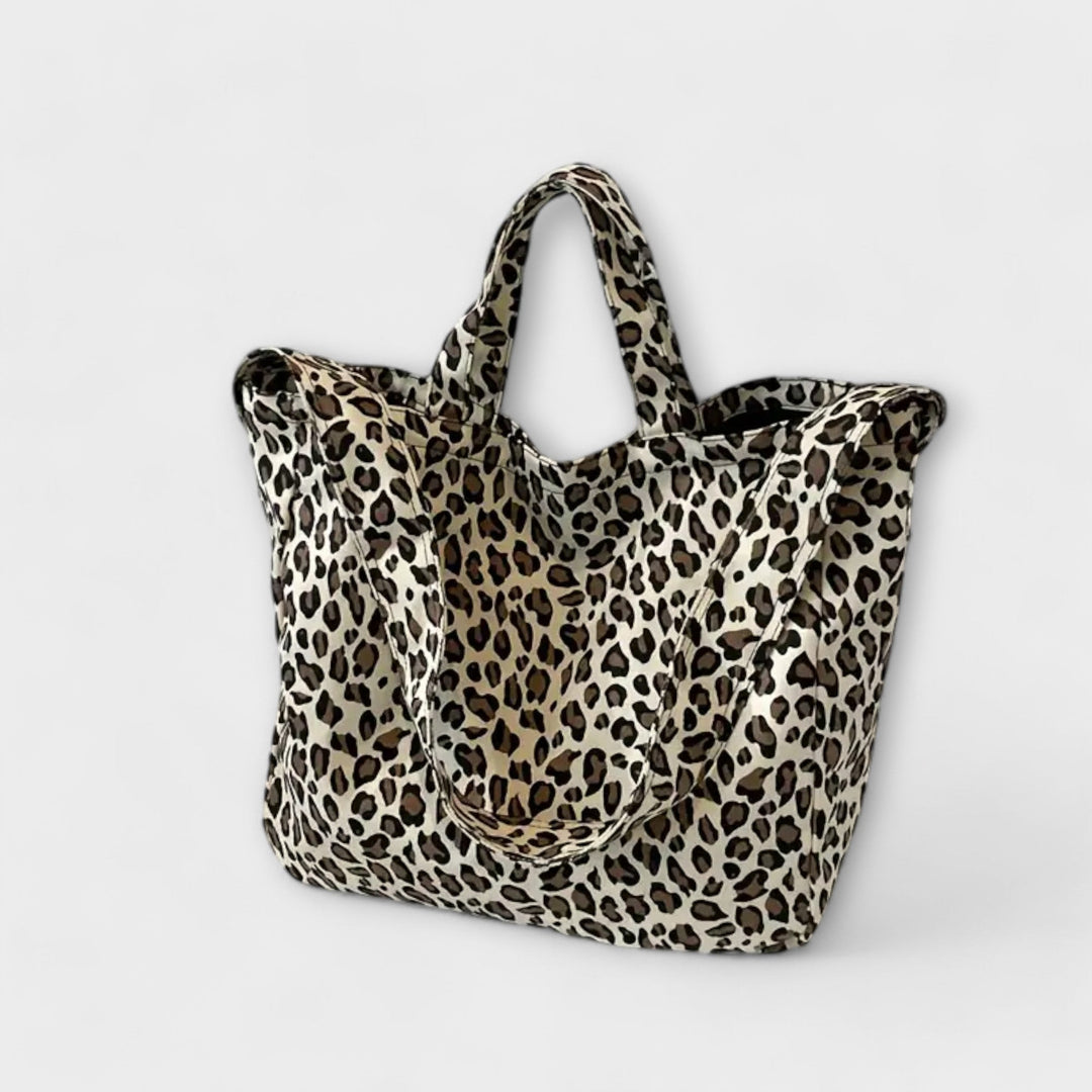 Noémie | Tote à motif léopard élégant