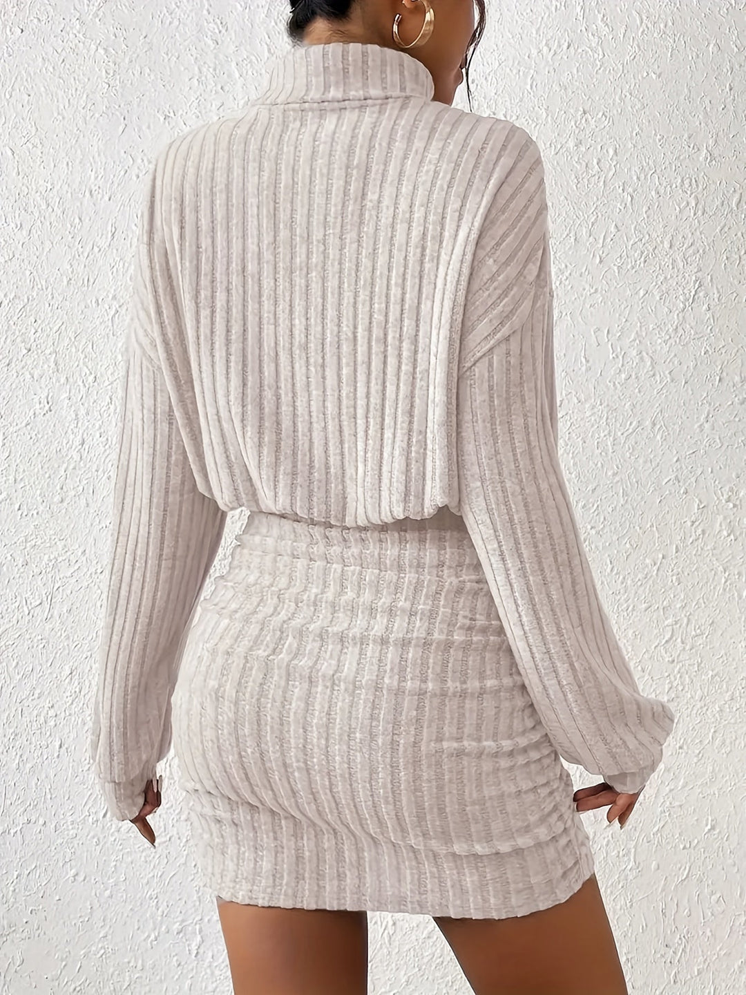 Geneviève | Robe en Tricot Élégante