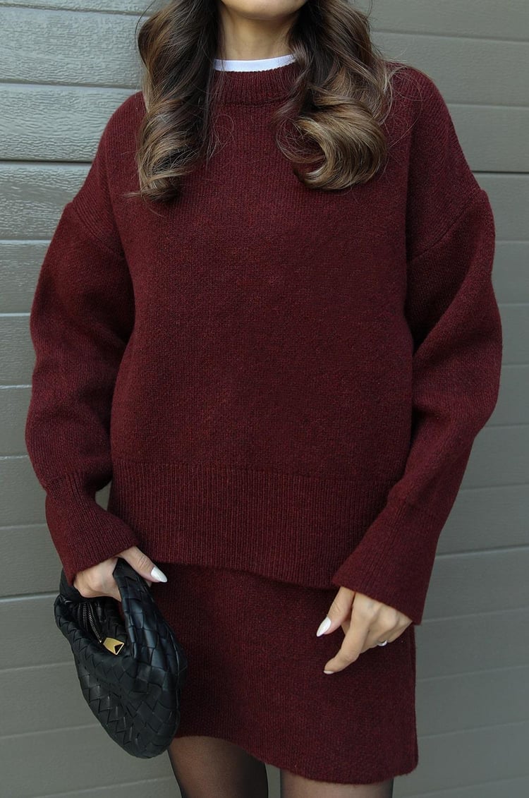 Claudia | Ensemble Oversize en Sweat et Jupe