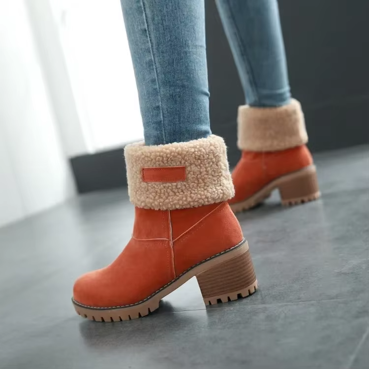 Gaëlle | Bottes en Cuir Élégantes et Chaleureuses