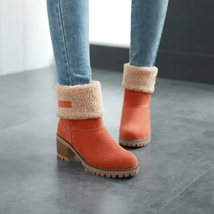 Gaëlle | Bottes en Cuir Élégantes et Chaleureuses