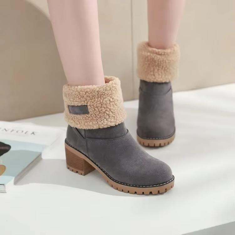 Gaëlle | Bottes en Cuir Élégantes et Chaleureuses