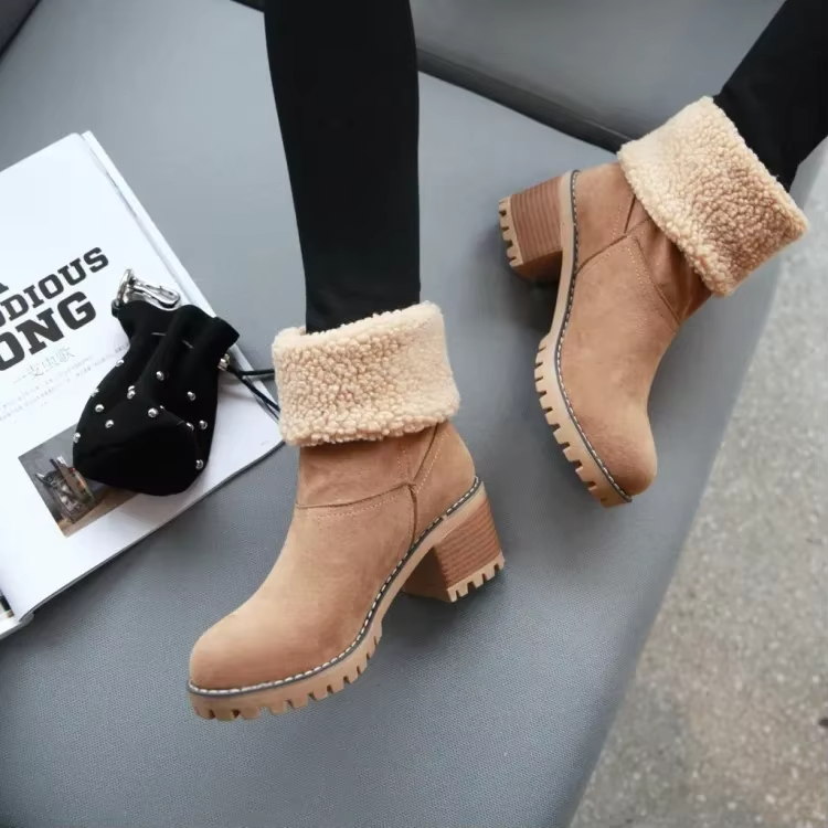 Gaëlle | Bottes en Cuir Élégantes et Chaleureuses