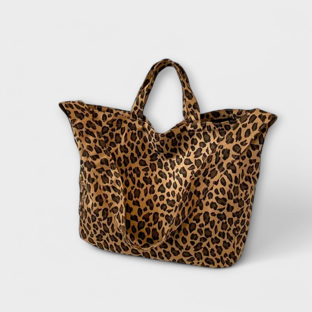 Noémie | Tote à motif léopard élégant